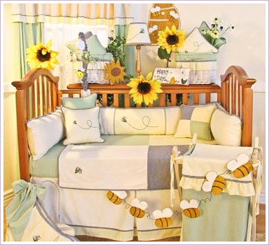 Bee My Baby 4 Piece Crib Bedding Set by Brandee Danielle
