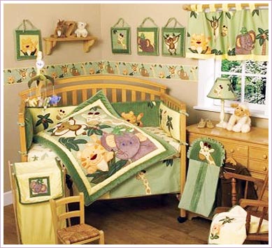 Jungle Baby Crib Bedding Set