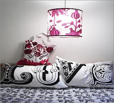 Decorating with Monogram Pillows