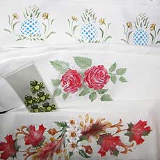 Hand Painted Pillow Covers