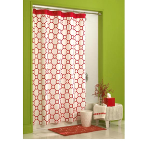 Designer Fabric Shower Curtain