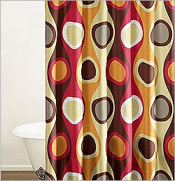 Retro Shower Curtains Design