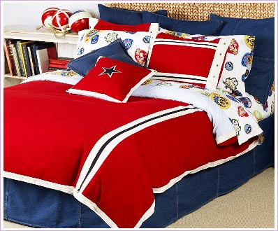 Tommy Hilfiger All American Classics Red Comforter set